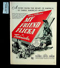 1943 My Friend Flicka Mary O'hara Film Rita Johnson Vintage Print Ad 32963