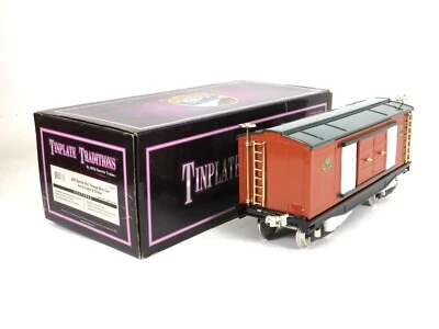 MTH Standard Gauge Tinplate 200 Series Christmas Box Car NIB 10-2037 *H - Image 1 of 3