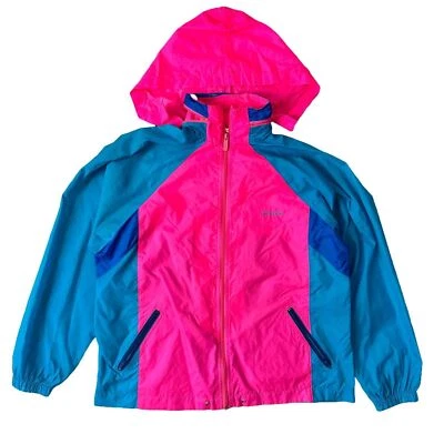 Chaqueta cortavientos ligera vintage años 90 Reebok Bumblegum talla M para mujer Foto 1 de 4