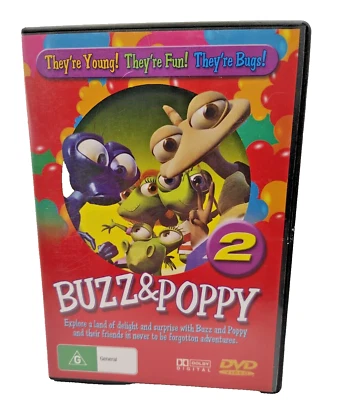 Buzz And Poppy DVD TV Series New Sealed All Regions Kids Animation drama a6 - Image 1 of 3
