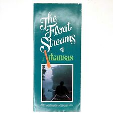 c1970s Float Streams of Arkansas Travel Brochure Advertising River Canoe Trip 2E