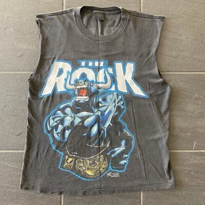 Camiseta sin mangas 1998 WWF The Rock L - Camiseta Know Your Role - Lucha libre vintage - Imagen 1 de 12
