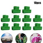 Durable Plastic Greenhouse Clips for Garden Plant Stakes and Tunnel Hoops