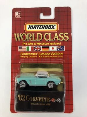 Authentic Matchbox '62 Corvette #18 World Class Collectors Limited Edition V8 - Image 1 of 4