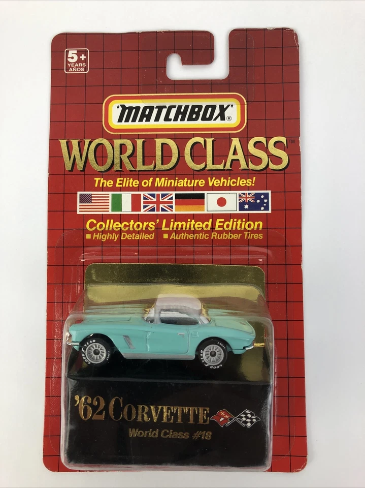 Authentic Matchbox '62 Corvette #18 World Class Collectors Limited Edition V8 - Image 1 of 4