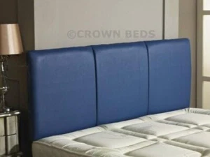 CROWNBEDSUK QUALITY FAUX LEATHER ALTON HEADBOARD IN 2ft6,3ft,4ft,4ft6,5ft,6ft N