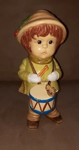 Figura grande vintage de cerámica baterista niño - Imagen 1 de 9