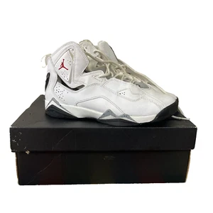 EUC EXC Nike Air Jordan Youth 5.5 True Flight White Gym Red  343795 121 OG BOX - Picture 1 of 7