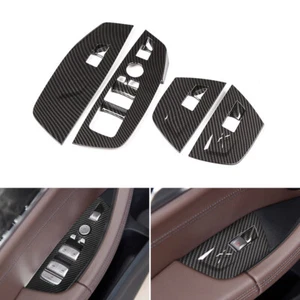 RHD 4*Door Window Lift Switch Control Panel Trim For BMW X3 X4 G01 G02 2018-2021 - Picture 1 of 5