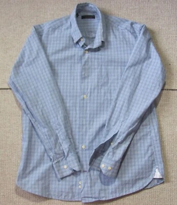 Camisa de vestir Bloomingdale’s para hombre con botones manga media larga 100 % algodón 25C Foto 1 de 4