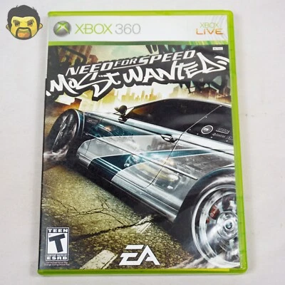 Need for Speed Most Wanted Xbox 360 2005 CIB Microsoft Xbox 360 Complete Manual - Image 1 of 4