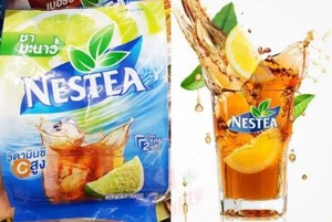 NESTEA Thai Lemon Iced Tea Mixes Powder High Vitamin C Drink 18 sticks x 13g. - Picture 1 of 2