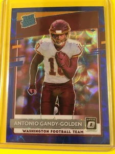 ┥ 2020 Donruss óptica Antonio Gandy clasificación dorada novato azul mira Prizm #184 - Imagen 1 de 2