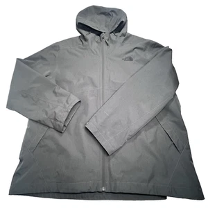 The North Face Millerton Rain Jacket Men's XXL DryVent Grey 2XL Full-Zip - Picture 1 of 16