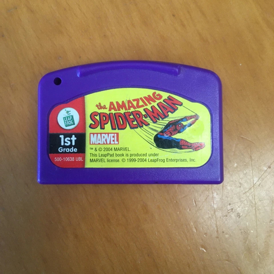 LeapPad  Leap frog “The Amazing Spider-Man”1st Grade Cartridge Only - Image 1 of 1