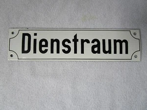 Emailschild Dienstraum 21x5,2cm neu - Imagen 1 de 2