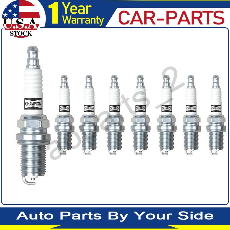 Bujía Champion 8 piezas para Audi A6 Quattro 2005 2004 2003 2002 2001 Foto 1 de 3