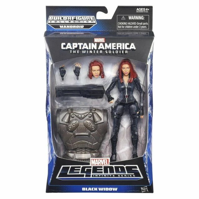 Captain America Marvel Legends Black Widow Figure 6 Inches