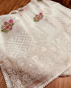 DESIGNER PARTY WEAR SARI PAKISTANI WEDDING SAREE BLOUSE NEW INDIAN BOLLYWOOD