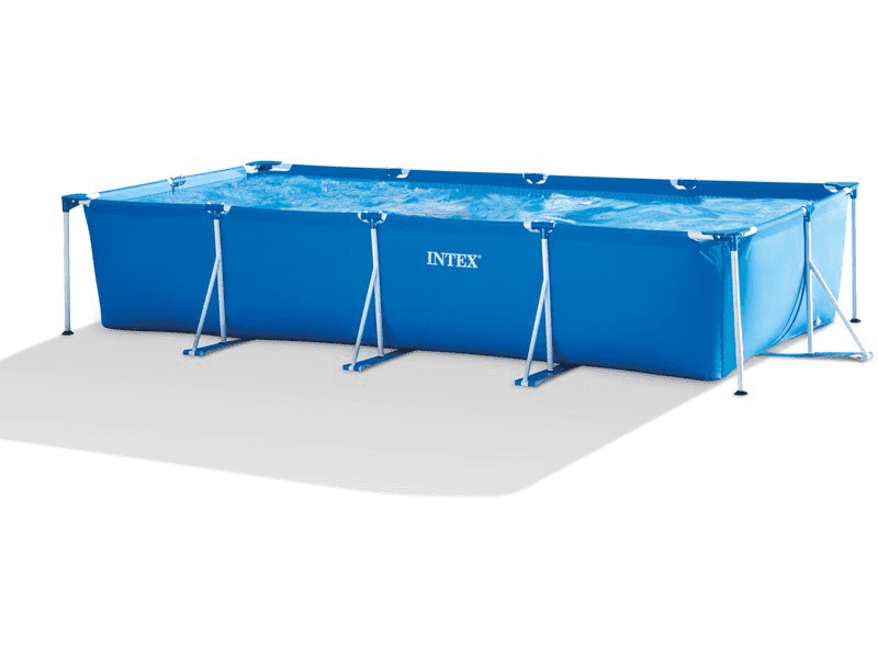 Intex Rechteckiges Frame Pool Set - Blau, 450 x 220 x 84cm (28274GN)