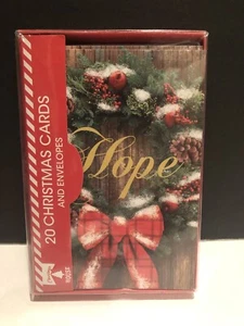 Christmas House ~Christmas Cards & Envelopes 10 Different Designed Box of 20 - Picture 1 of 10