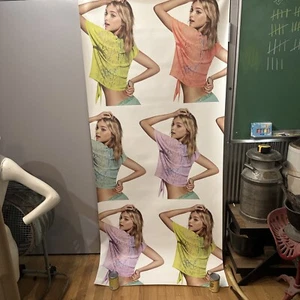 Authentic Victoria's Secret Poster 40”x84” Pink Tyvek Like Material Sexy - Picture 1 of 8