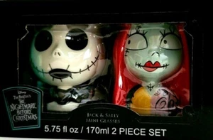 The Nightmare Before Christmas Jack & Sally Mini Glas 2-teiliges Set Sammlerstück - Bild 1 von 1