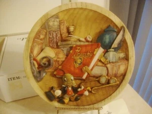 3rd n Series Disney Pinocchio Collection 3D Decorative Plate Andrea Kostner wbox - Picture 1 of 8