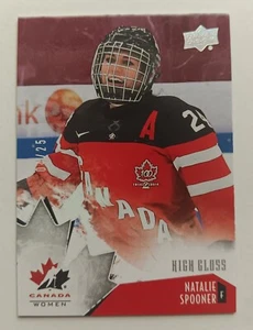 2015 Upper Deck Team Canada Women High Gloss Natalie Spooner /25 - Picture 1 of 2