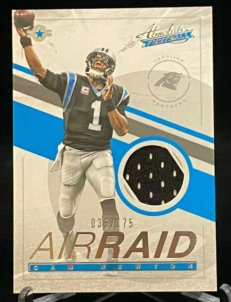 2017 Absolute Air Raid Materials #1 Cam Newton Carolina Panthers /175 - Image 1 of 2
