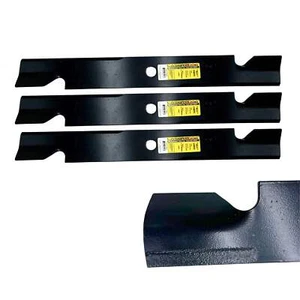 (3-Pack) LaserEdge 72" Exmark Blades (24-1/2" Long w/ 15/16" C.H., Notched) - Picture 1 of 12