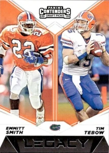 Emmitt Smith / Tim Tebow - 2019 Panini Contenders Draft Picks #4 - Bild 1 von 2