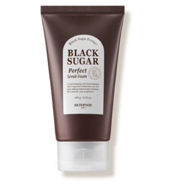 SKINFOOD Black Sugar Perfect Scrub Foam 180g K-Beauty Brand New — 第 1/1 张图片