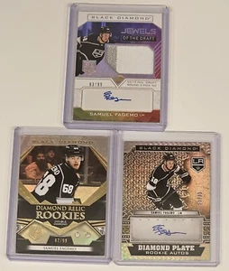 2022-23 Black Diamond Samuel Fagemo Jewels of Draft Diamond Plate Relic Rookie - Picture 1 of 7