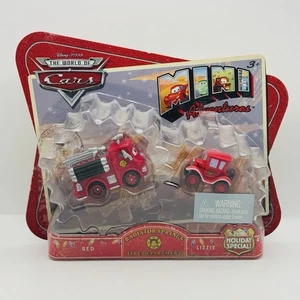 Disney Pixar Cars - Mini Adventures RED & LIZZIE - Fire Department *HOLIDAY* - Picture 1 of 1