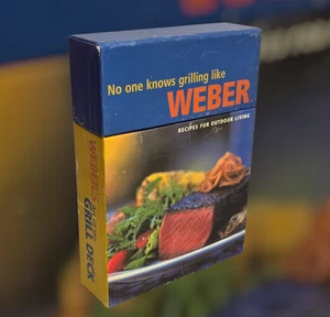 Vintage 2002 Weber's Art of The Grill Deck BBQ Easy Store Rezeptkarte - Bild 1 von 9