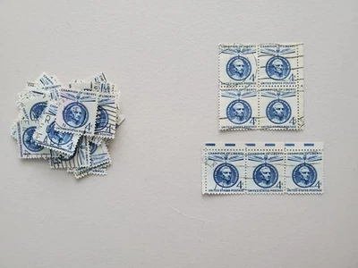 Scott 1125 Jose de San Martin 4c 1959 46 Used Stamps US Plate Blocks - Image 1 of 3