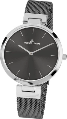 Jacques Lemans - Milano 34 graues Band - 1-2110F - Damenuhren - Bild 1 von 3