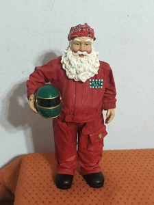 1998 Clothtique By Possible Dreams Santa North Pole Racing Team Helmet  - Picture 1 of 10
