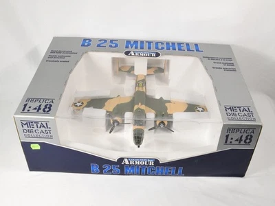 Armour Collection B-25 Mitchell Bomber aeronave de metal fundido escala 1:48 nova 98181 - Imagem 1 de 2