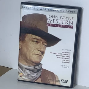 John Wayne Western Collection (DVD) 3-Disc Set VGC Free Shipping - Picture 1 of 1