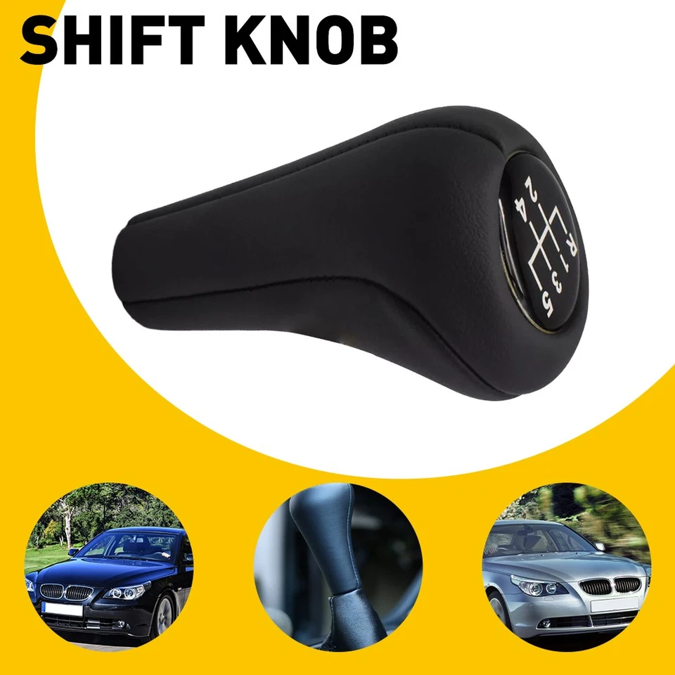 5 Speed Manual Gear Stick Shift Knob Shifter For BMW M5/M3/M6 E36 E46 E21 E30 - Imagem 1 de 4