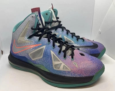 Scarpe da basket Nike Lebron X 10 Lebron James Pure Platinum 541100-008 taglia 11 - Immagine 1 di 4