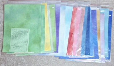 Lot 19 Hand Painted Cross Stitch Linen 28 Count by Crossed Wing Collection, PG - Image 1 of 4