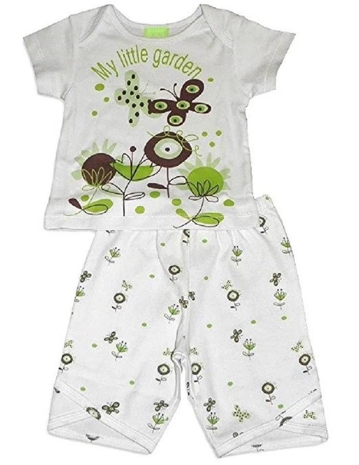 Conjunto de 2 Calças SnoPea para Bebê Menina Flores de Jardim - Imagem 1 de 1