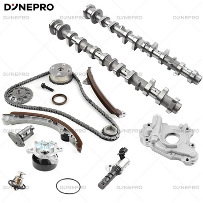 Kit de cadena de distribución del árbol de levas bomba de aceite/agua para 00-08 Toyota Celica Corolla 1ZZFE Foto 1 de 4