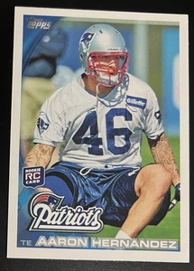 Aaron Hernandez 2010 Topps #96 Rookie New England Patriots - Picture 1 of 2