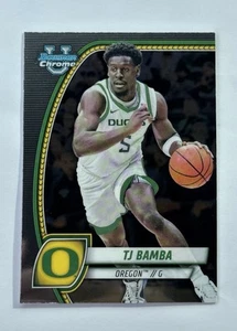 2024-25 Topps Bowman Chrome U - TJ Bamba #74 Oregon Ducks - Picture 1 of 2