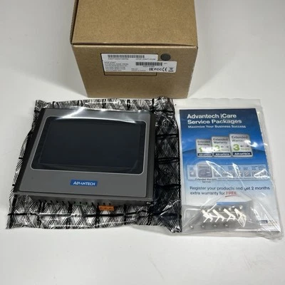 NEW Advantech 4.3” Operator Panel WOP-2040T-N1AE WQVGA USB LAN Micro SD 24VDC - Image 1 of 4