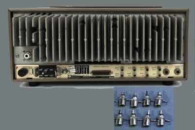 Collins Radio KWM-380 Set Replacement Nickel Plated Brass RCA Input-Output Jacks - Image 1 of 3